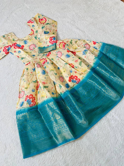 Banarasi Designer Kids Gwon
