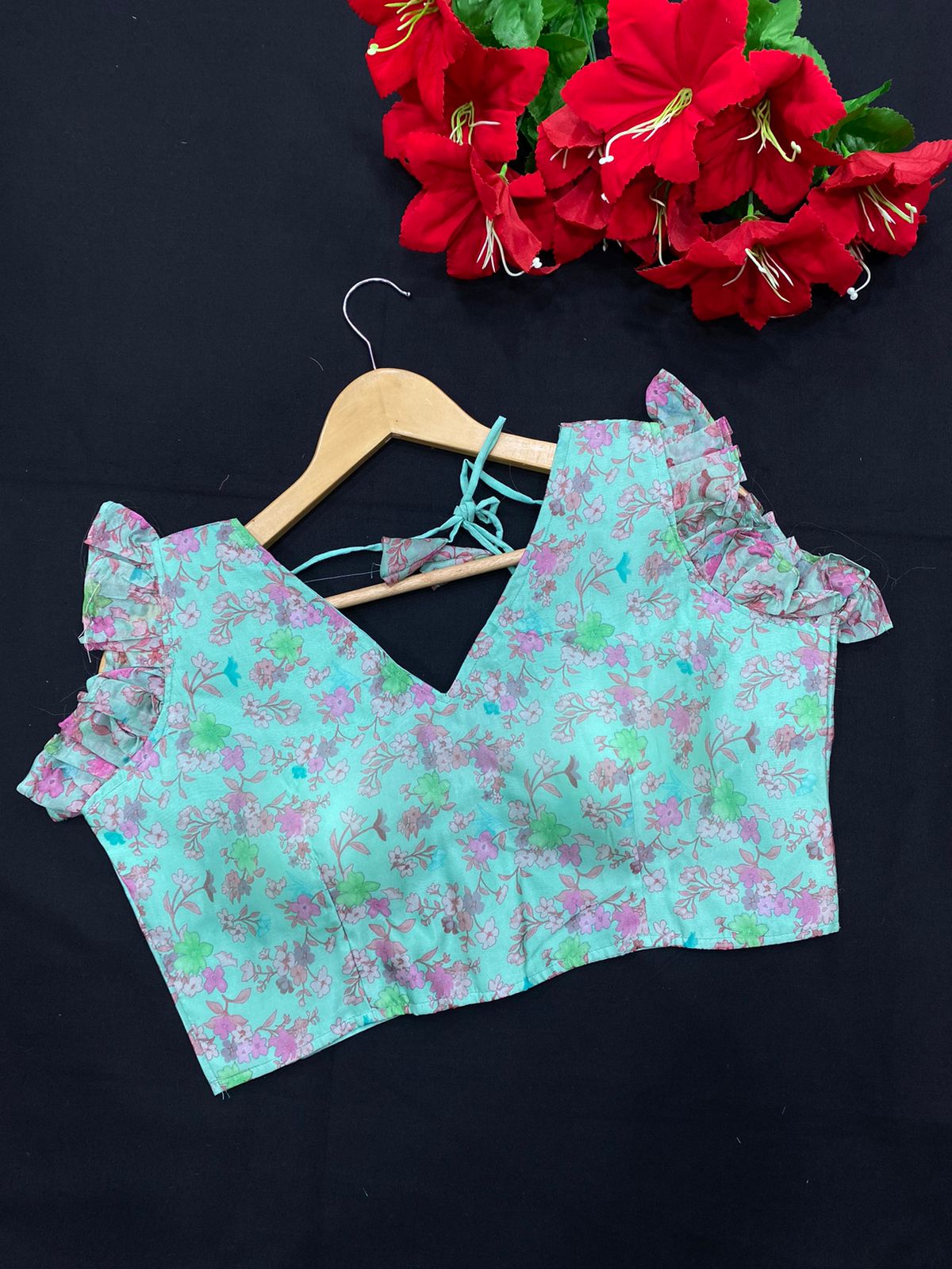 Bollywood Designer Havy Organza Blouse