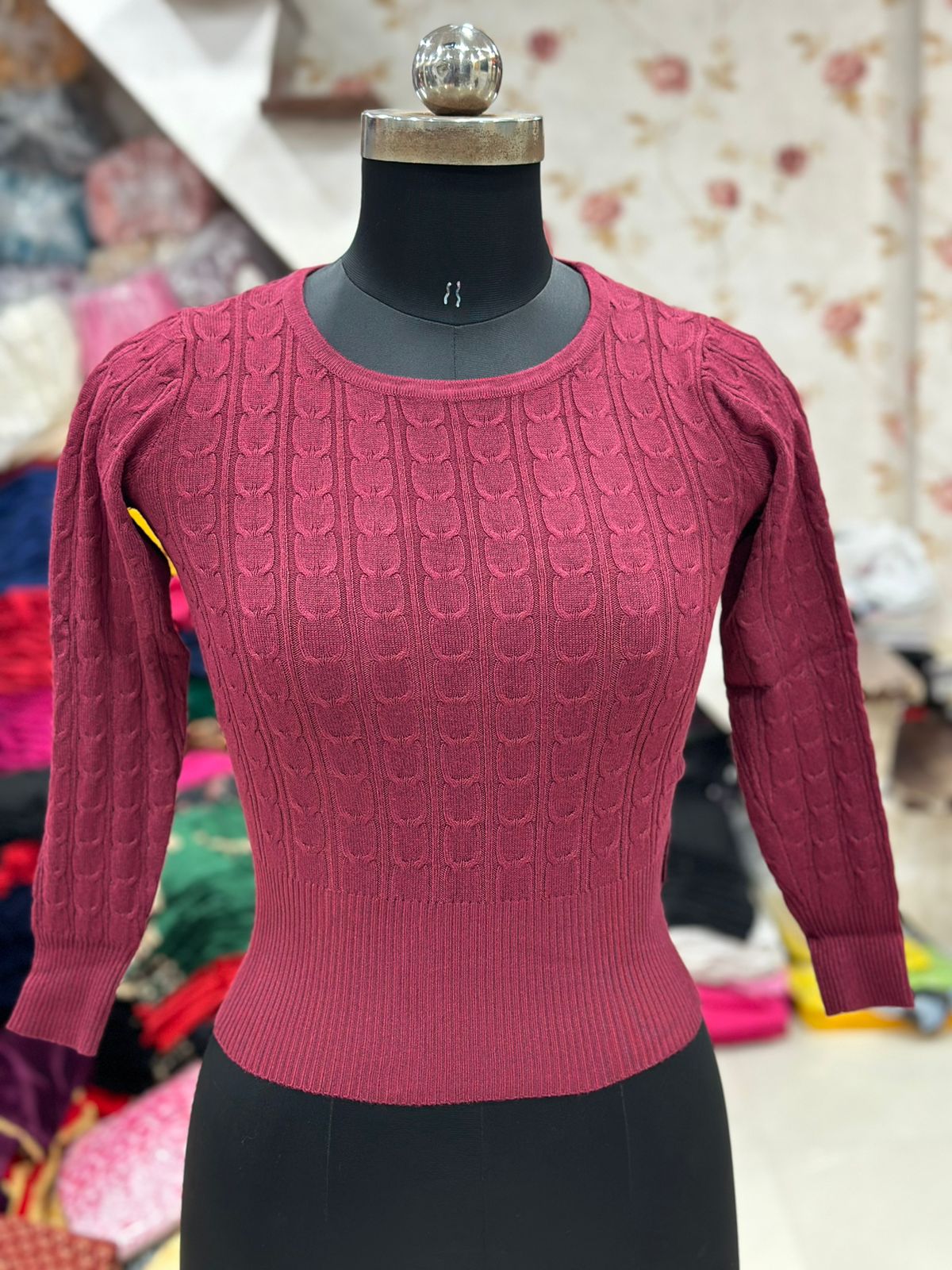 Beautiful Designer Winter Special Woolen Blouse