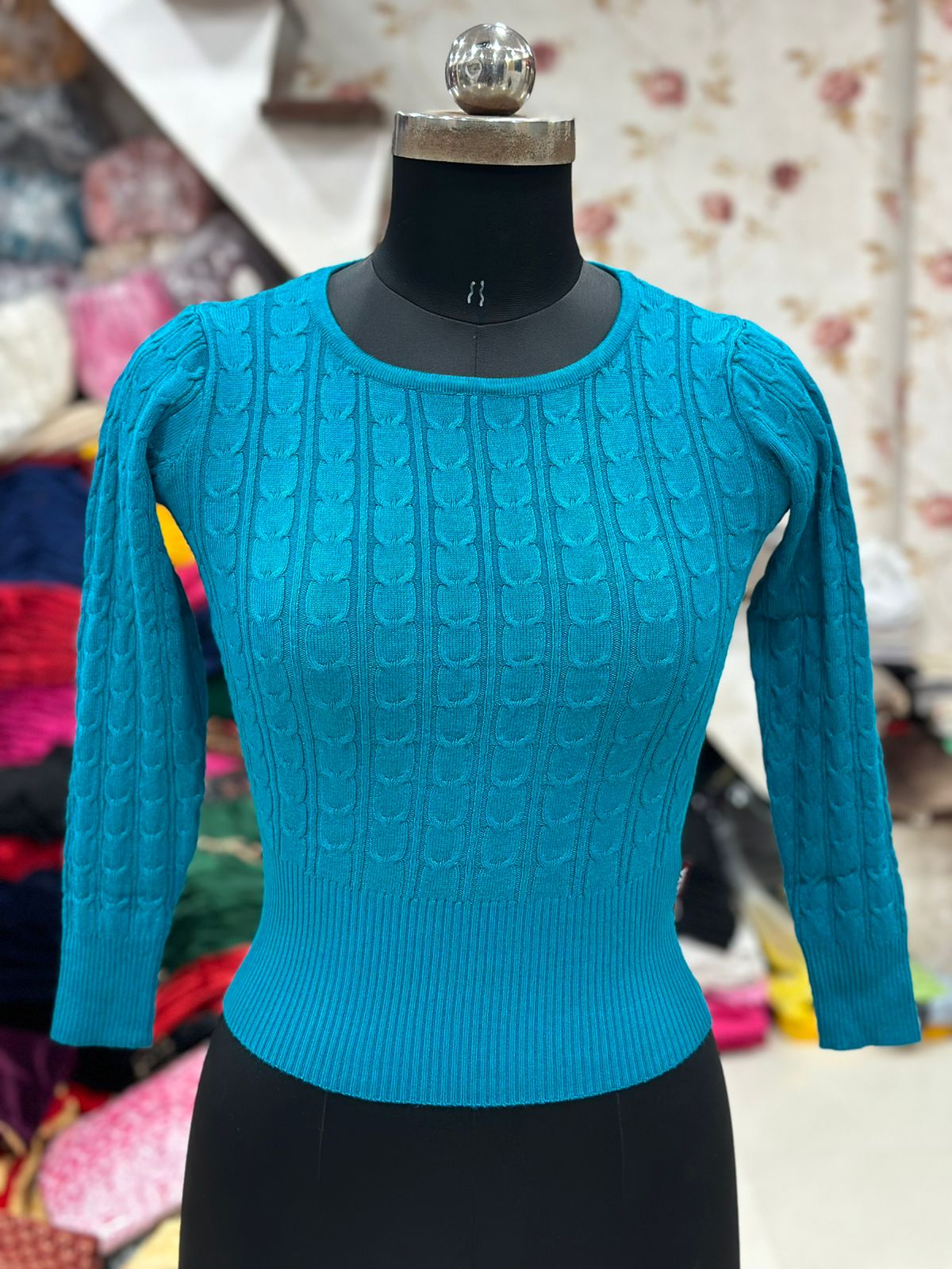 Beautiful Designer Winter Special Woolen Blouse