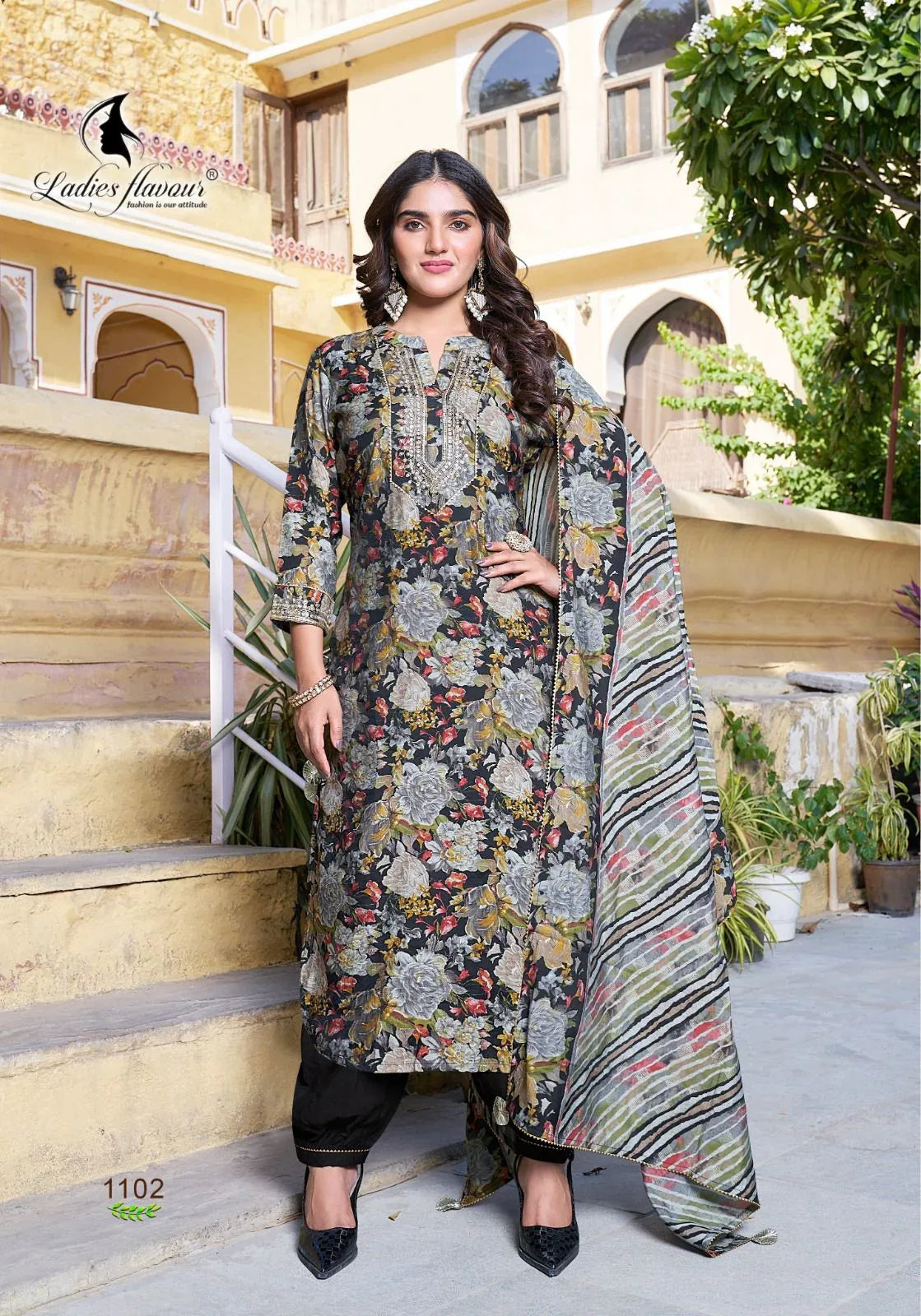 Ladies Flavour Saachi Kurti with Bottom Dupatta Chanderi Catalog 4 Pcs (1275x04)
