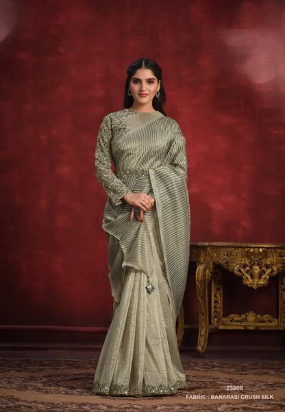 Wedding Designer Saree Mahotsav Mohmanthan Kimaya 23608 Series