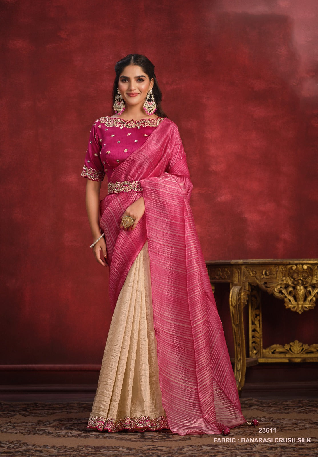 Wedding Designer Saree Mahotsav Mohmanthan Kimaya 23611 Series