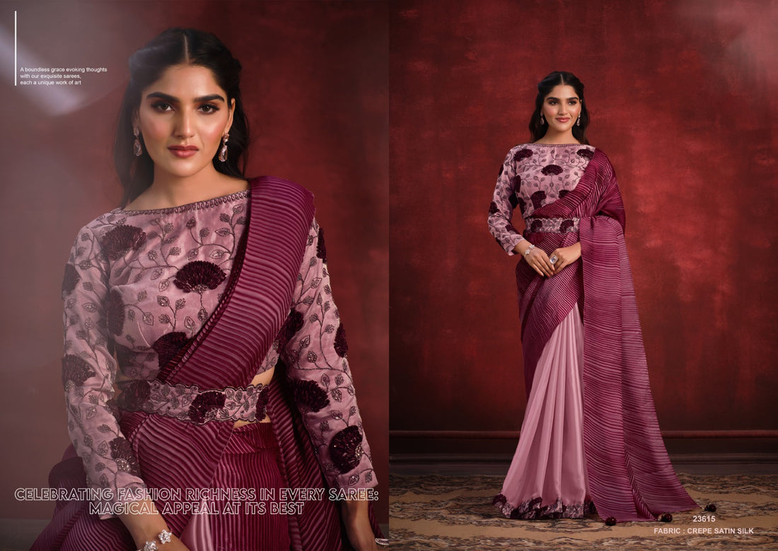 Wedding Designer Saree Mahotsav Mohmanthan Kimaya 23615 Series