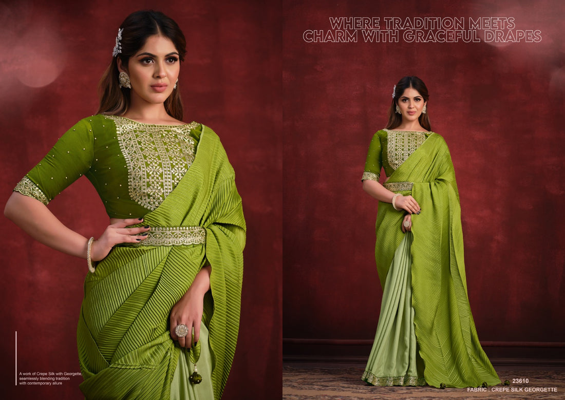 Wedding Designer Saree Mahotsav Mohmanthan Kimaya 23610 Series