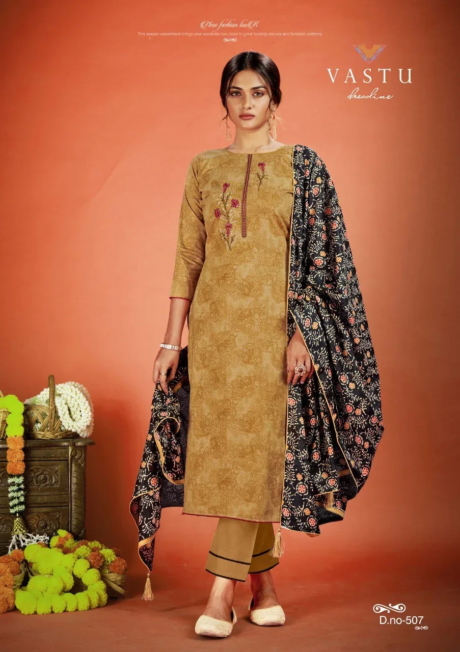 Vastu Netra Vol 5 Designer Cotton Dress Material Collection (600x10)