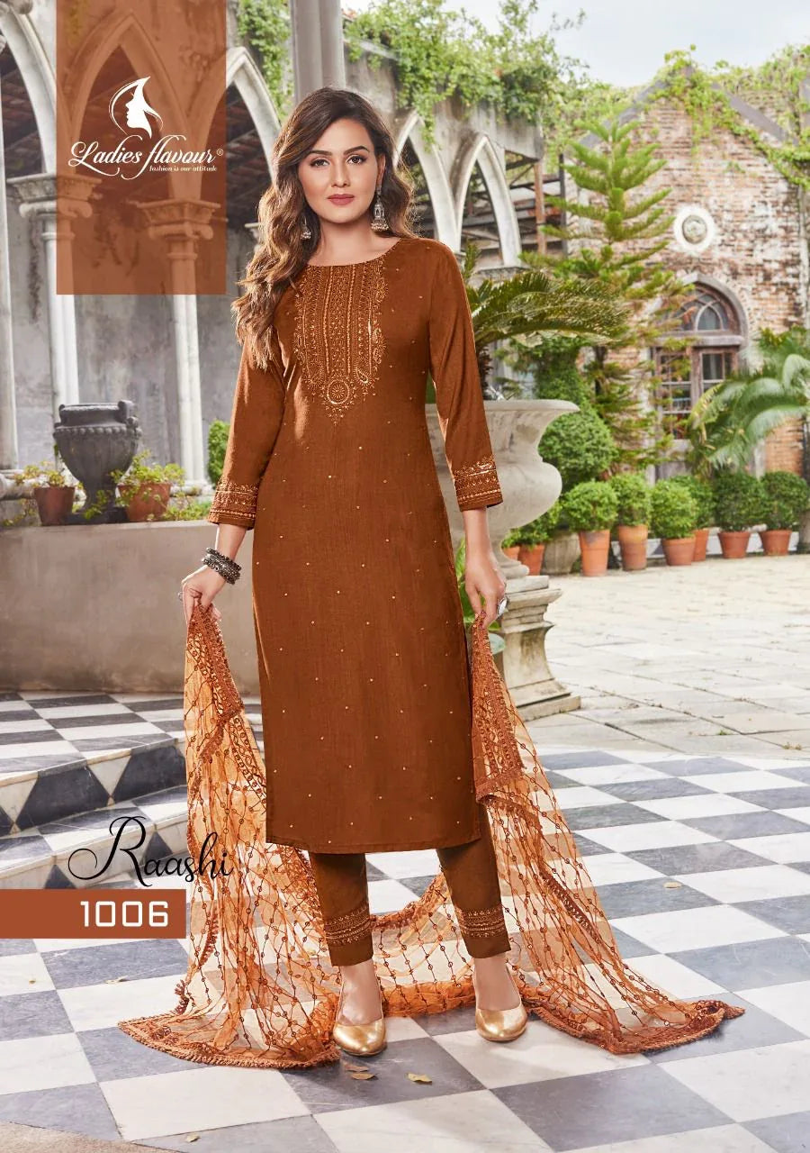 Ladies Flavour Raashi Exclusive Wear Ready Made Collection (895x06)