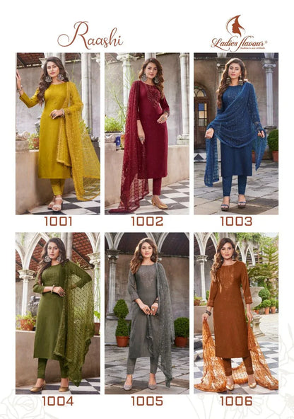 Ladies Flavour Raashi Exclusive Wear Ready Made Collection (895x06)