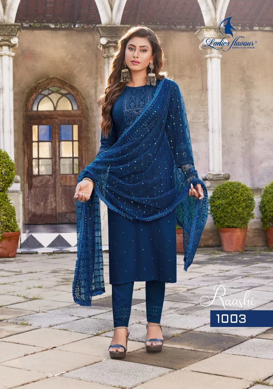 Ladies Flavour Raashi Exclusive Wear Ready Made Collection (895x06)