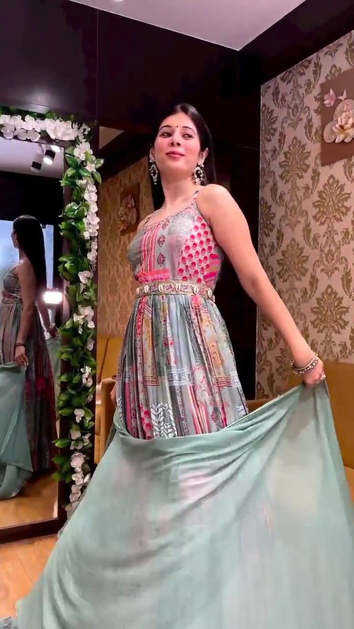 Beautiful Designer Wedding Gown With Kodi Suit