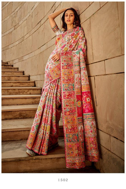 Rajtex 1500 Series Kashmiri Modal Silk With Function Special Saree (1995x06)