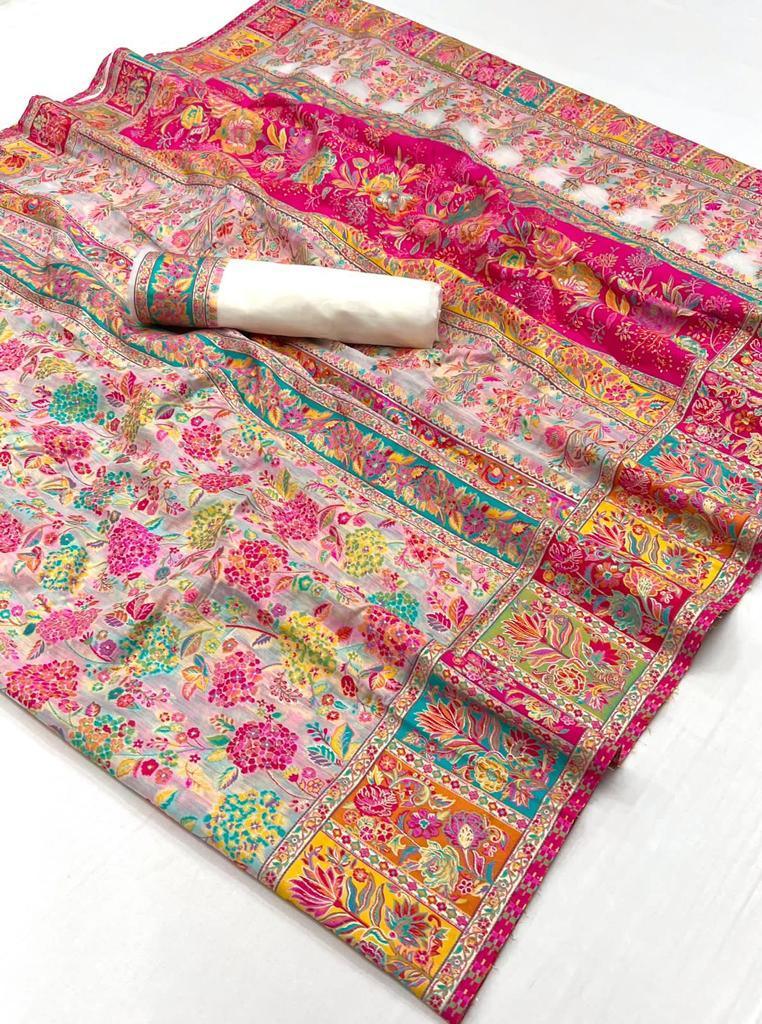 Rajtex 1500 Series Kashmiri Modal Silk With Function Special Saree (1995x06)