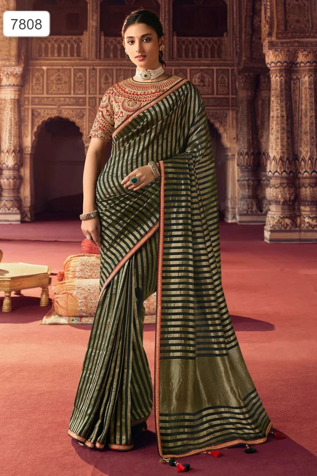 Sulakshmi Sarees Olivia 7801-7812 Indian Wedding Saree For Women
