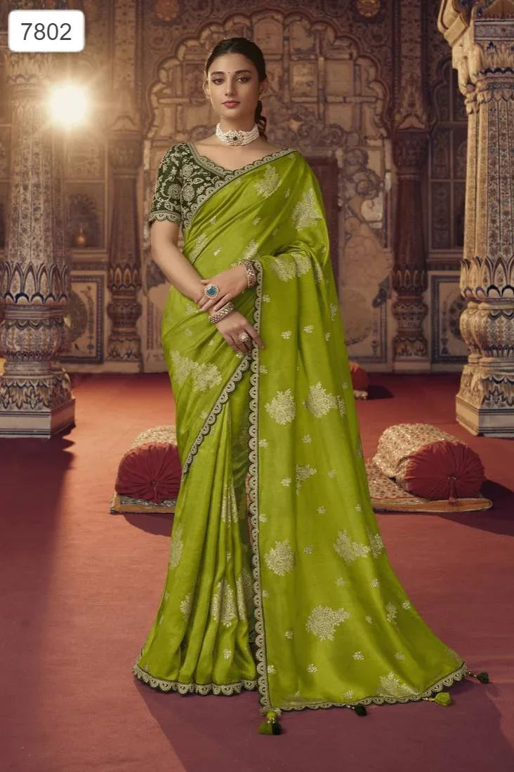 Sulakshmi Sarees Olivia 7801-7812 Indian Wedding Saree For Women