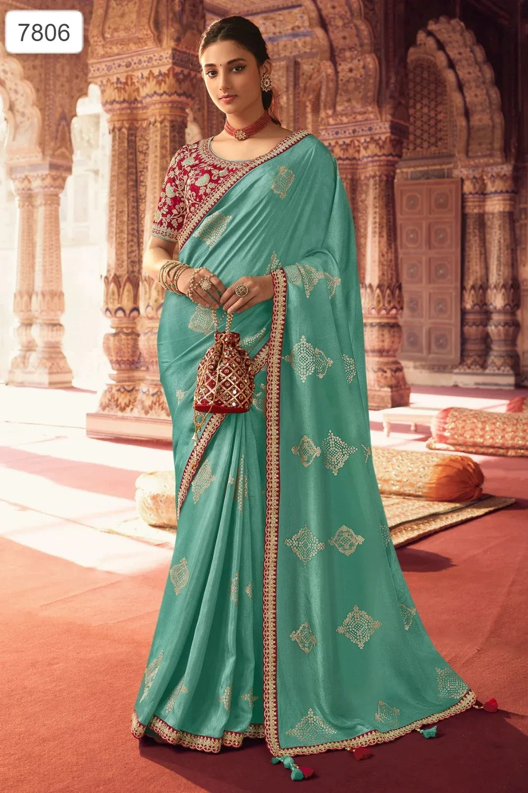 Sulakshmi Sarees Olivia 7801-7812 Indian Wedding Saree For Women