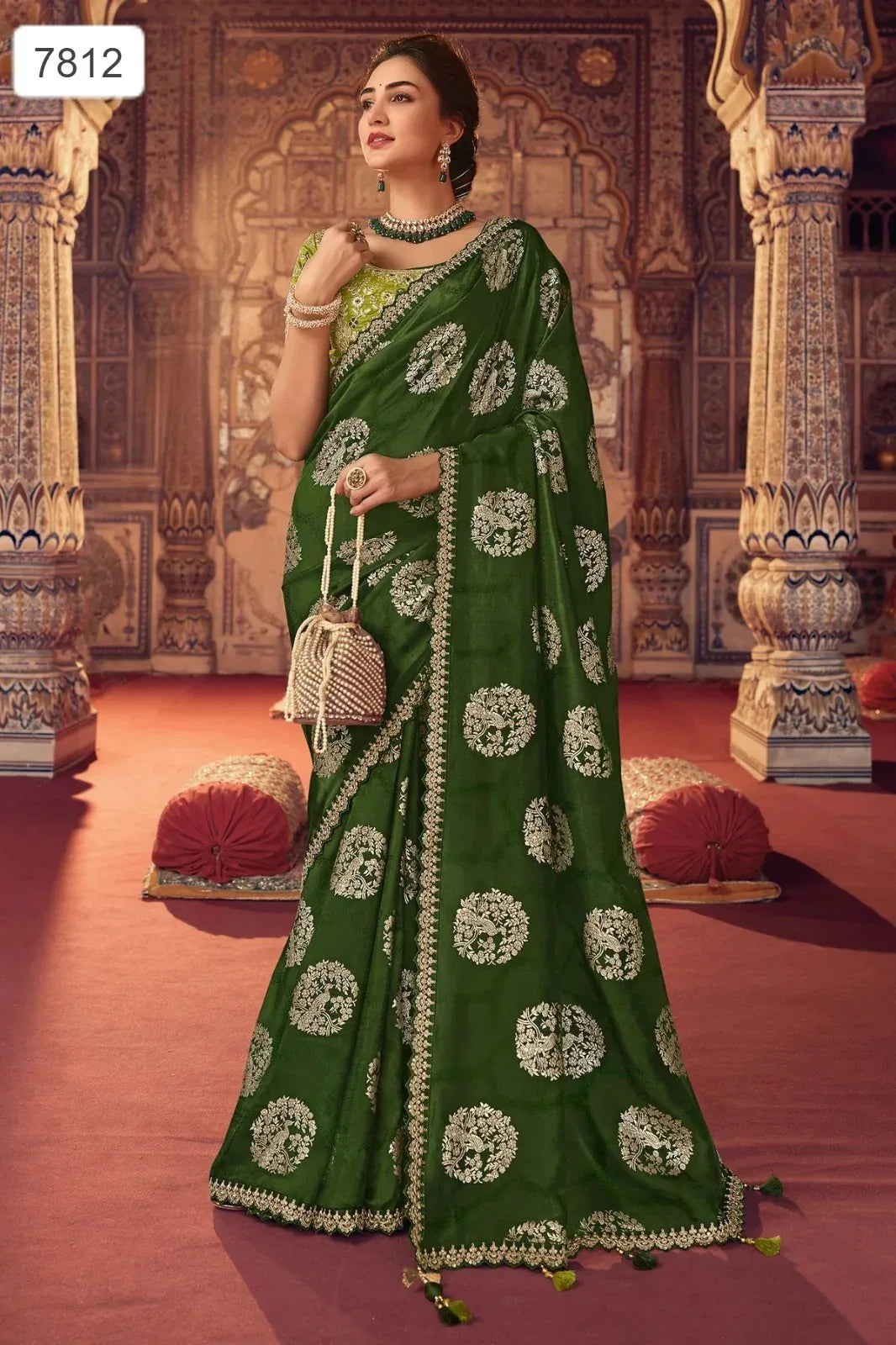 Sulakshmi Sarees Olivia 7801-7812 Indian Wedding Saree For Women