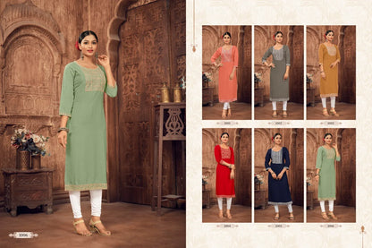 Jinesh Nx Aangi Rayon Kurtis (399x06)