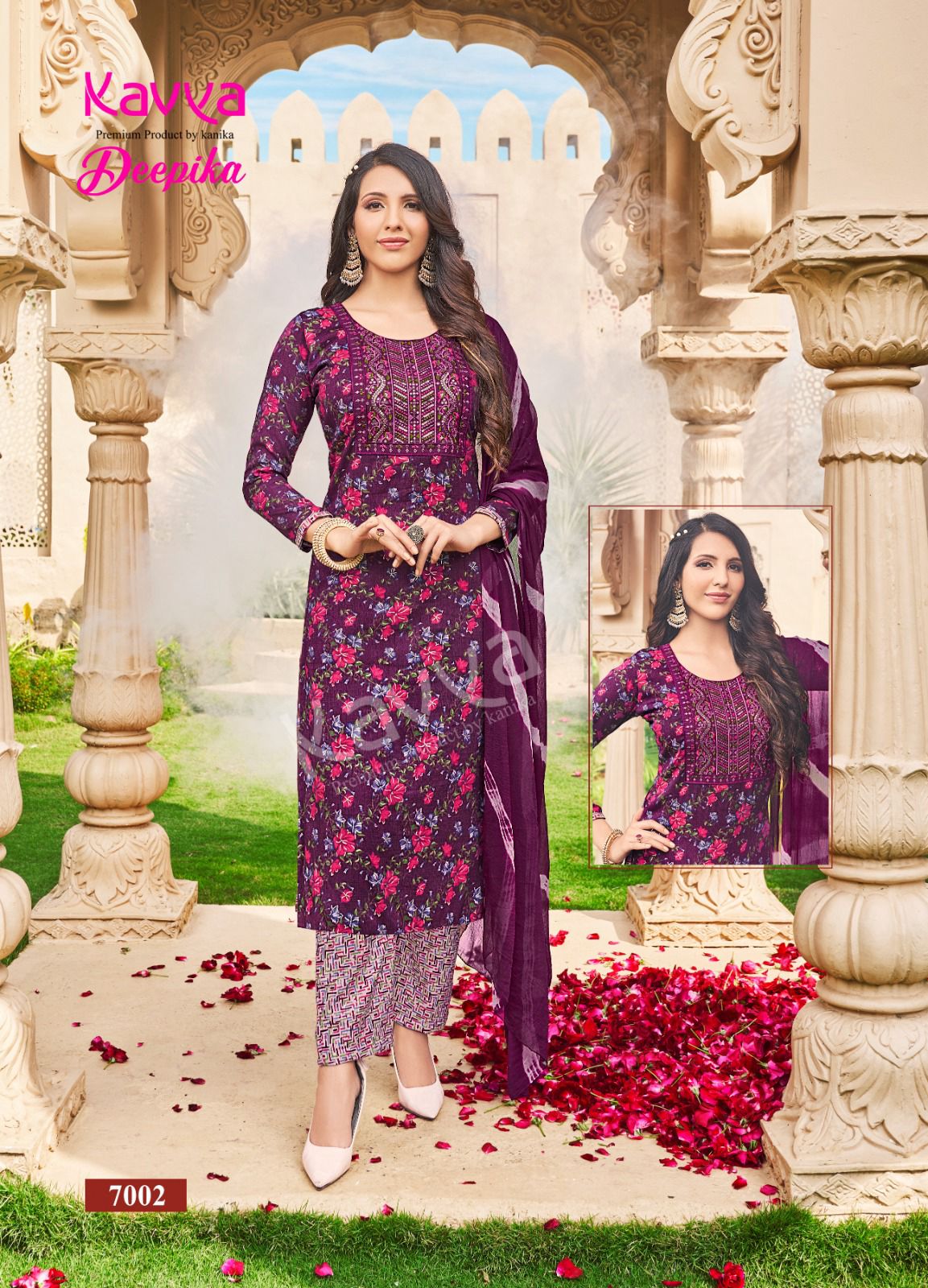 Kavya Deepika Vol-5 5001-5010 Series Latest Designer Casual Wear Kurti Set (515x10)