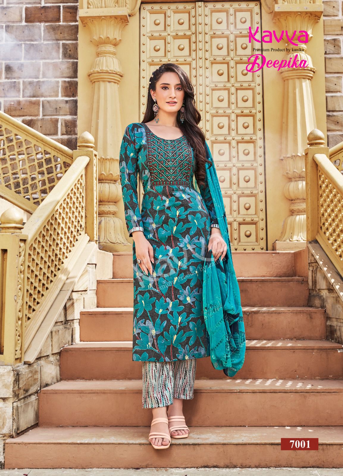 Kavya Deepika Vol-5 5001-5010 Series Latest Designer Casual Wear Kurti Set (515x10)
