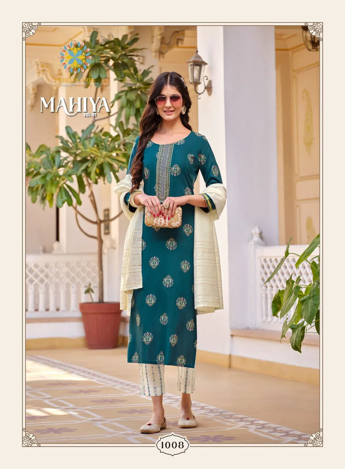 Passion Tree Mahiya Vol 1 Rayon with Printed Readymade Suits Collection (610x08)