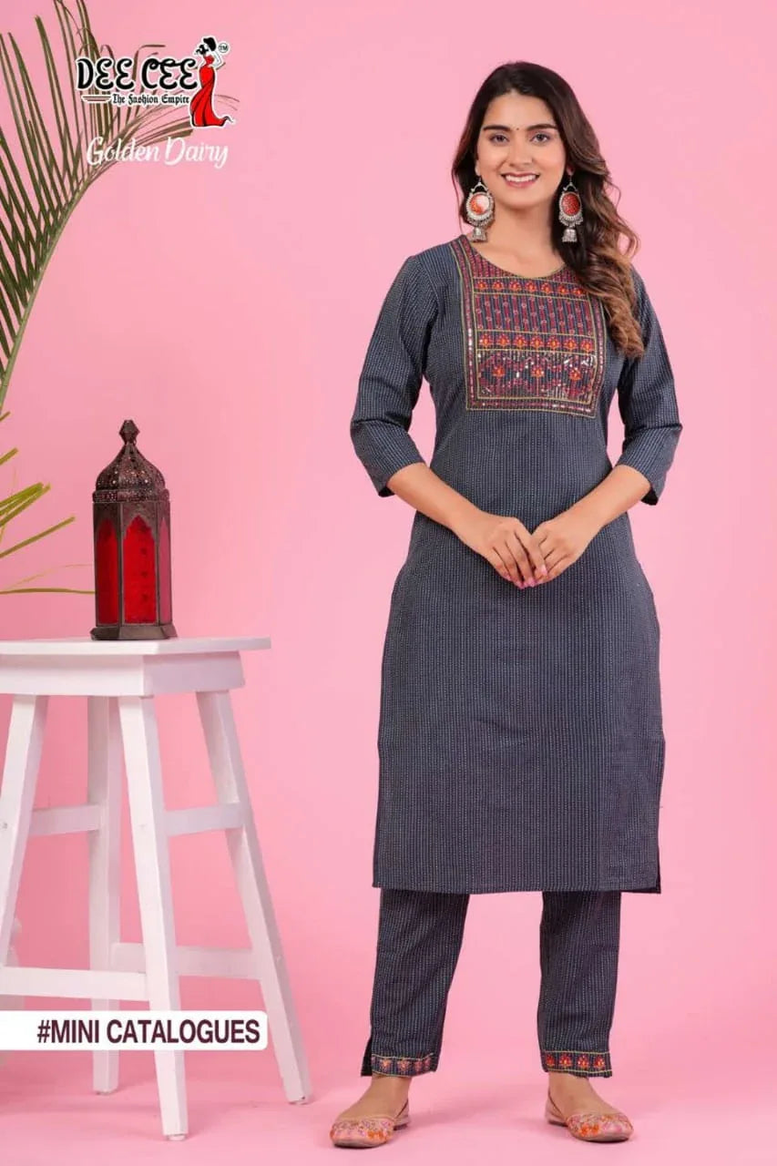 DeeCee Golden Dairy Kurti Wholesale catalog (545x04)
