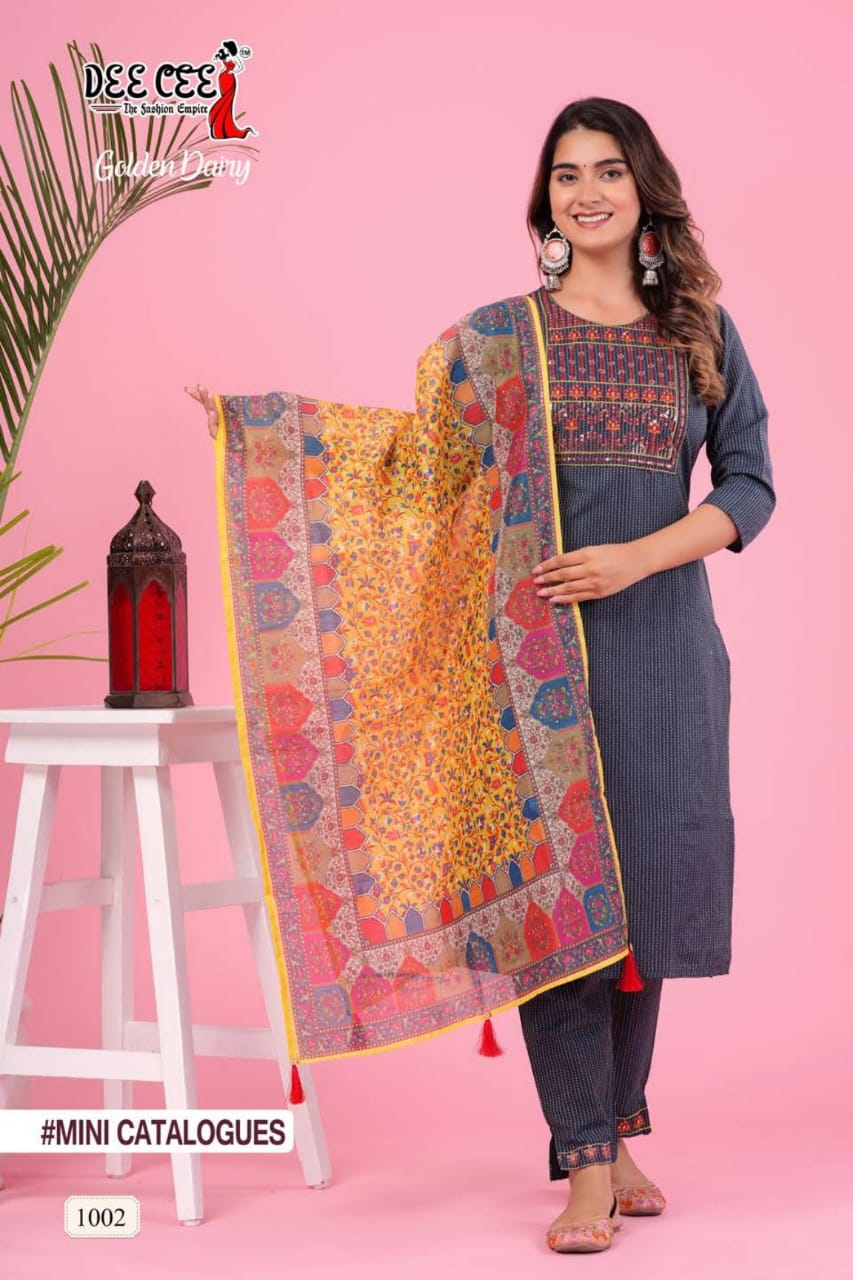 DeeCee Golden Dairy Kurti Wholesale catalog (545x04)