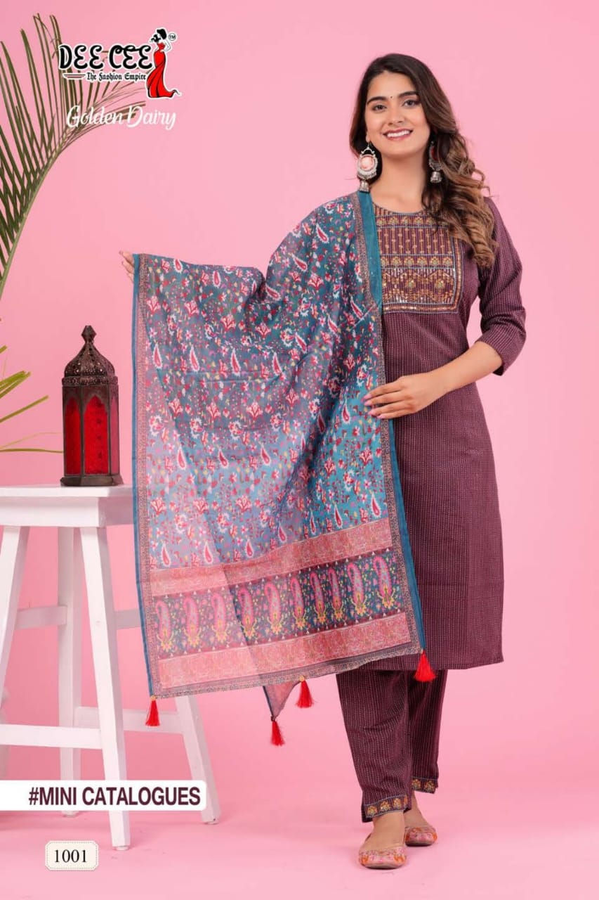 DeeCee Golden Dairy Kurti Wholesale catalog (545x04)
