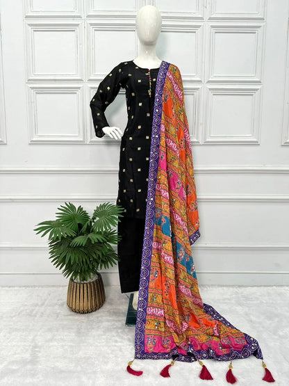 New Launching Festival Special Kurti With Dupatta &amp; Pent