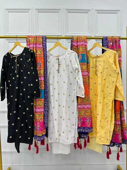 New Launching Festival Special Kurti With Dupatta &amp; Pent