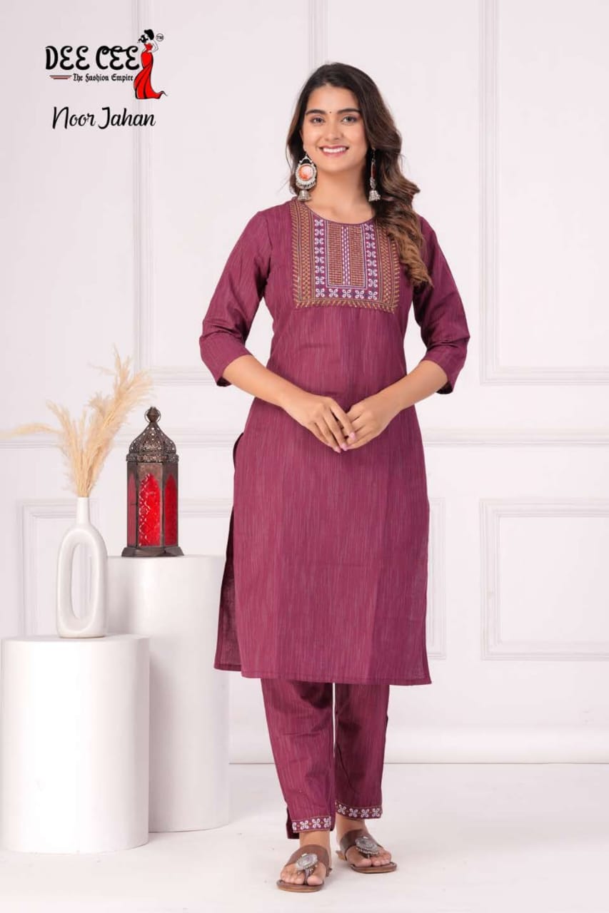 DeeCee Noor Jahan Kurti With Pent Duptta (545x04)