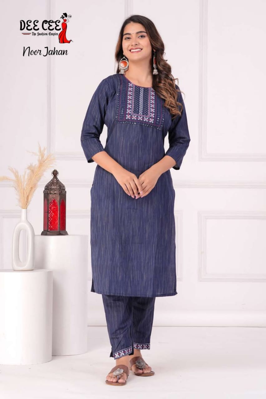 DeeCee Noor Jahan Kurti With Pent Duptta (545x04)