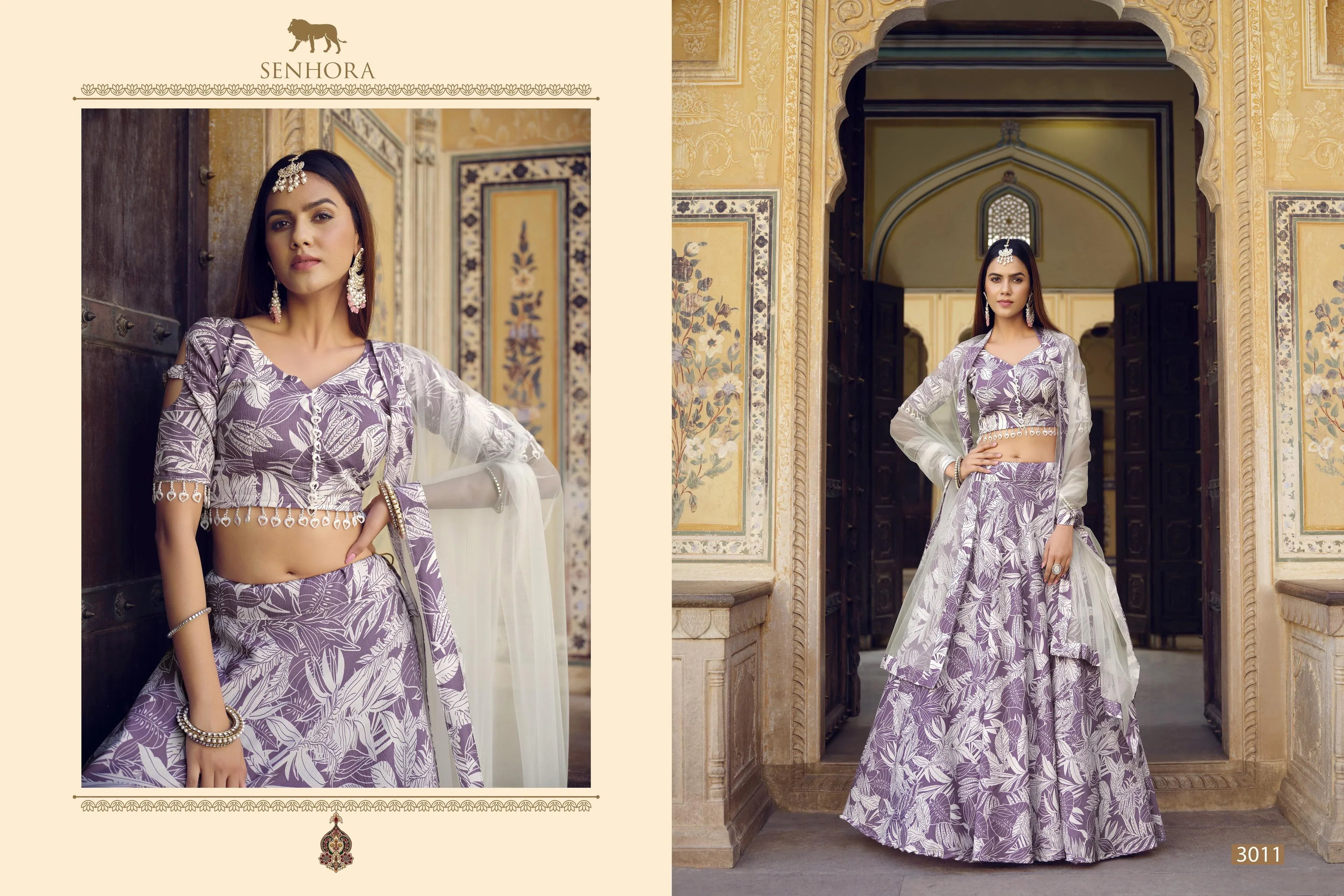 Senhora Titlee 3011-3014 Series Designer Wedding Bridal Lehenga (1495x04)