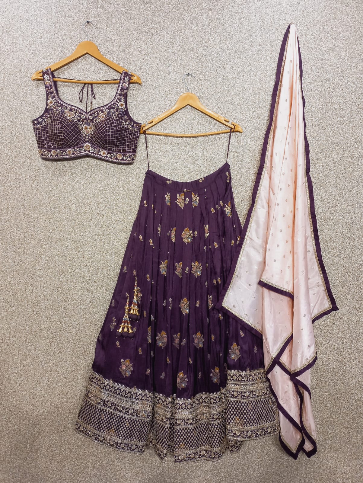 Wedding Designer Pure Dola Silk Lehenga Choli