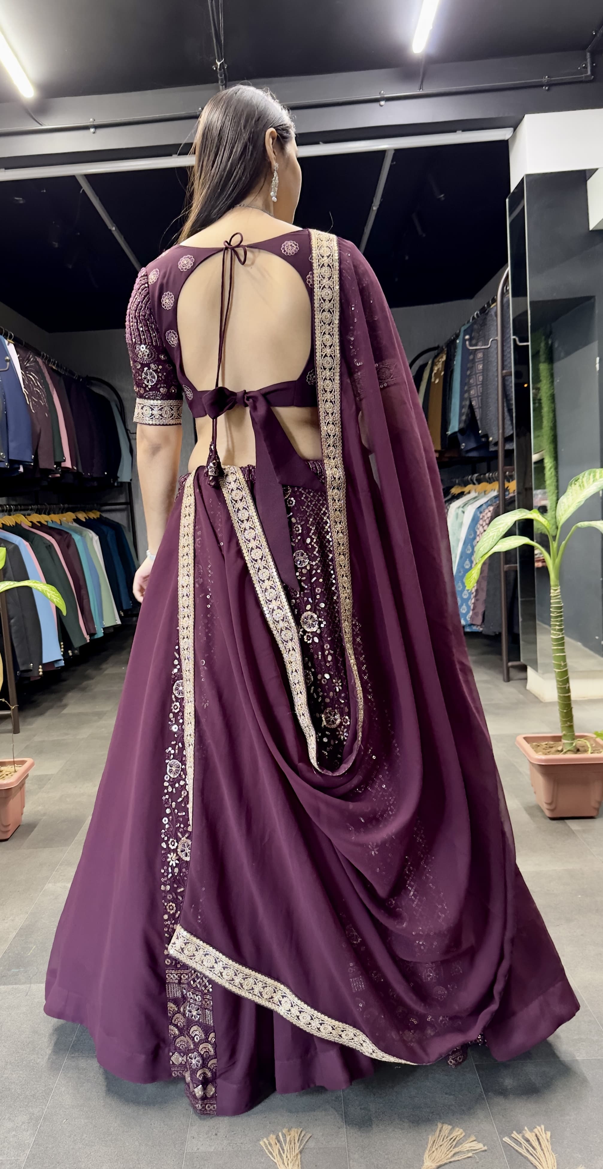 Beautiful Designer Pure Heavy Georgette Lehenga