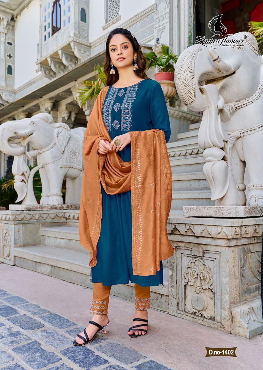 Ladies Flavour Copper Stone Vol 14 Designer Ready Made Collection (1295x05)
