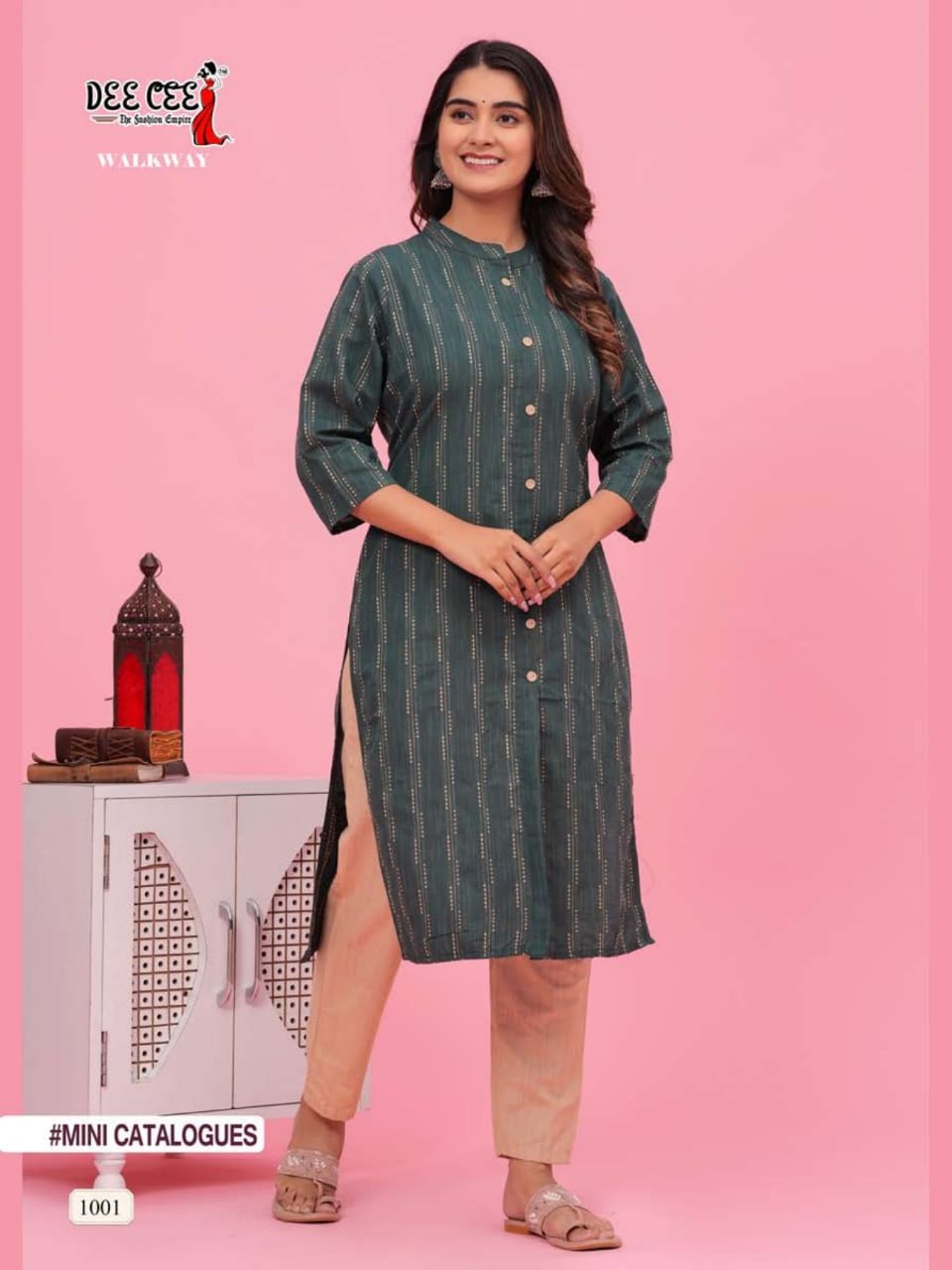 Dee Cee Walkway Wholesale Rayon Kurti With Pants (370x04)