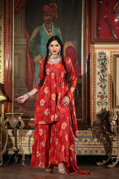Radiant Printed Sharara Set (1795x04)