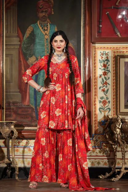 Radiant Printed Sharara Set (1795x04)