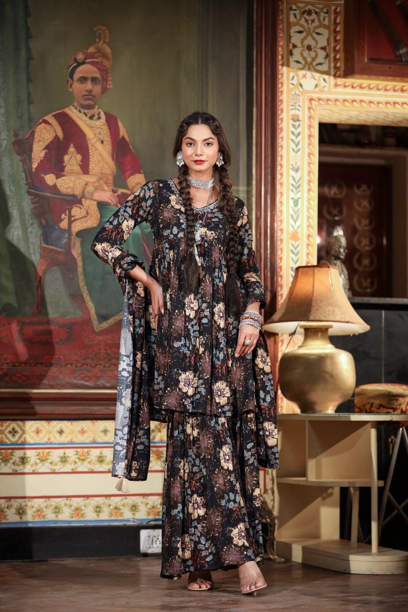 Radiant Printed Sharara Set (1795x04)