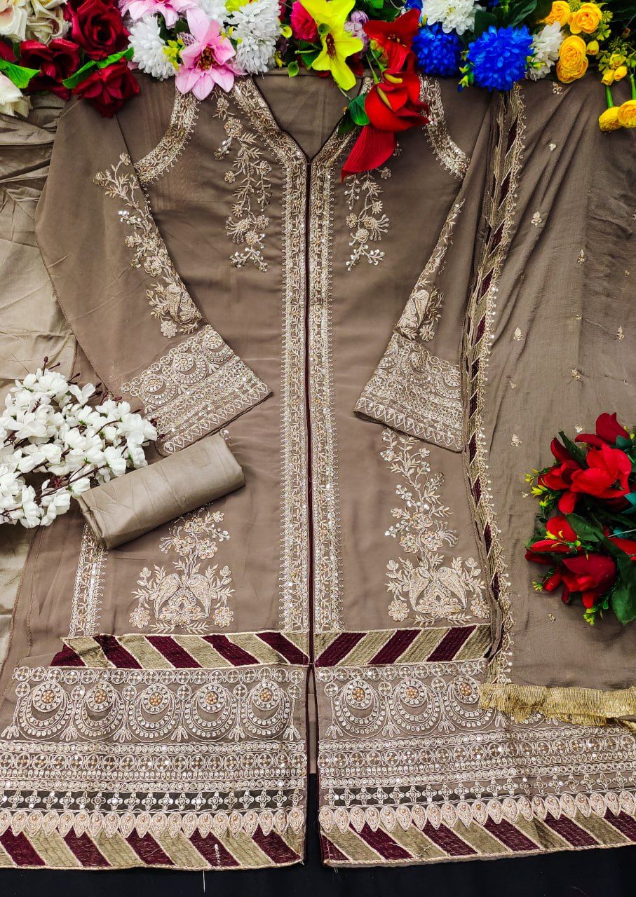 Pakistani Festival Wear Georgette Salwar Suit KF 150