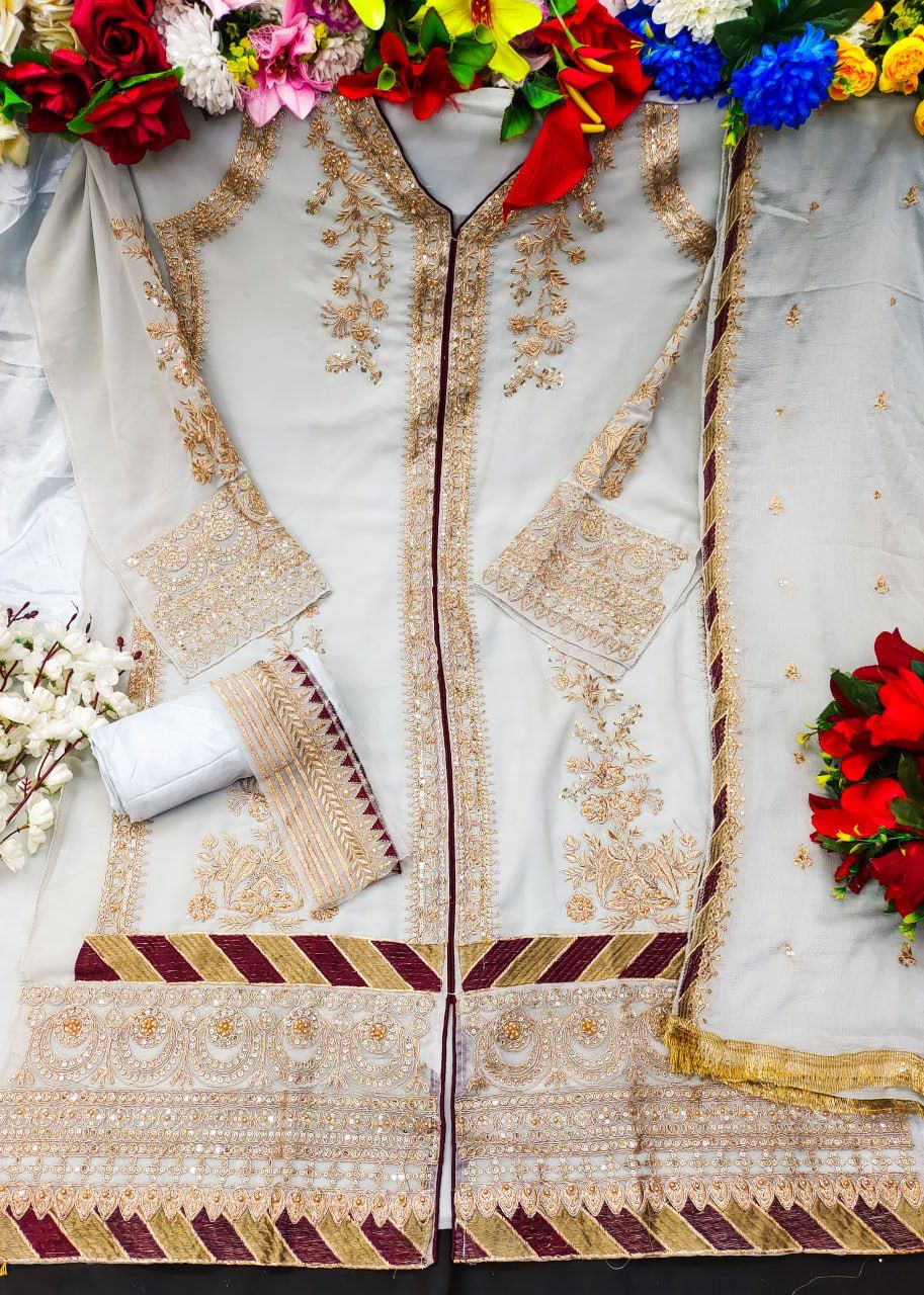 Pakistani Festival Wear Georgette Salwar Suit KF 150 (1150x04)