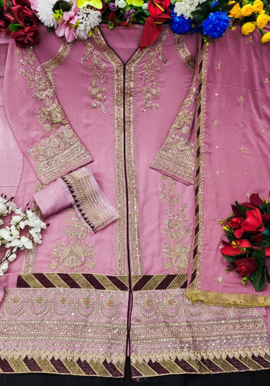 Pakistani Festival Wear Georgette Salwar Suit KF 150