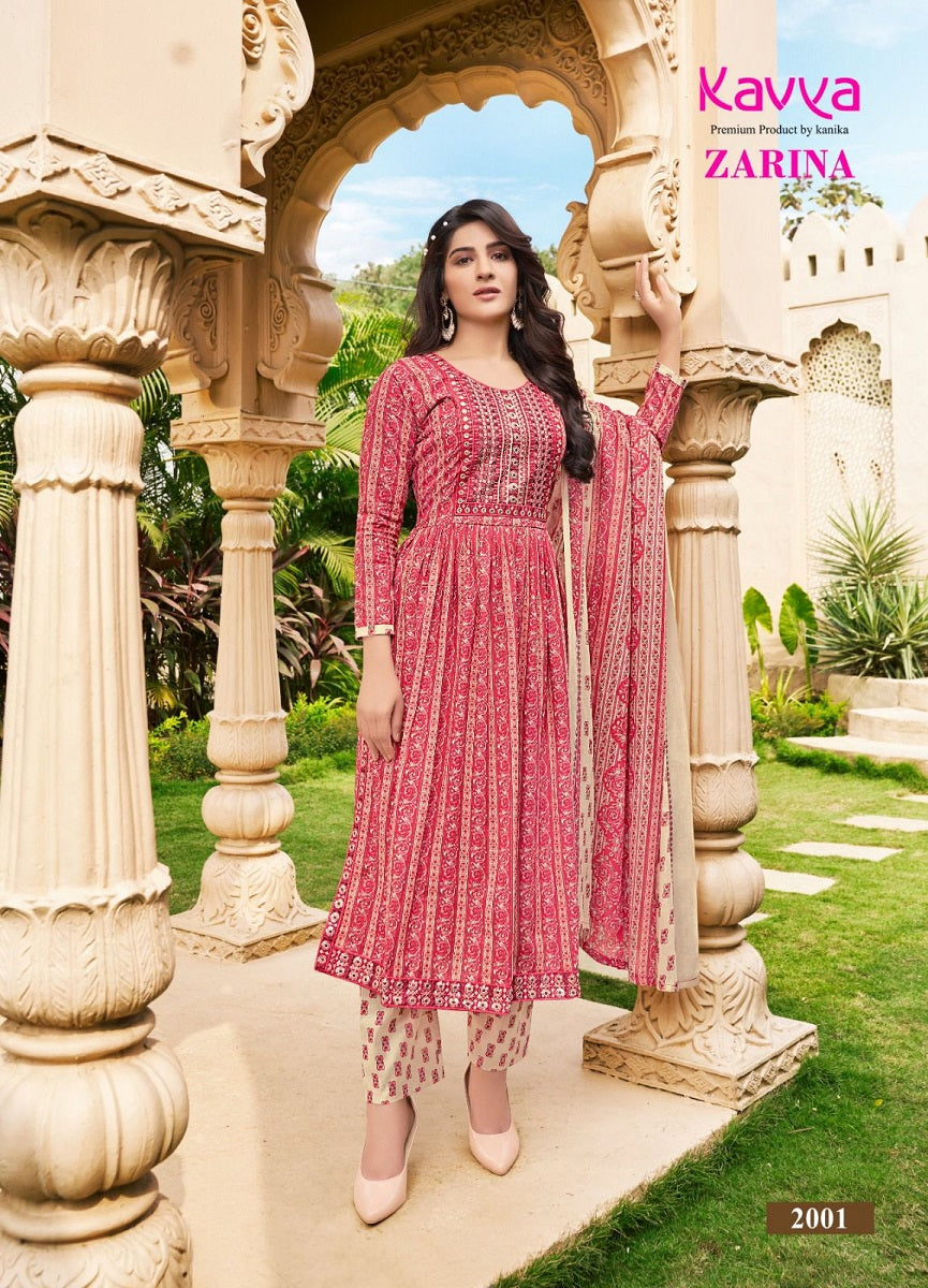 Kavya Zarina Vol 2 Series 2001-2010 Fancy Readymade Suit (649x10)