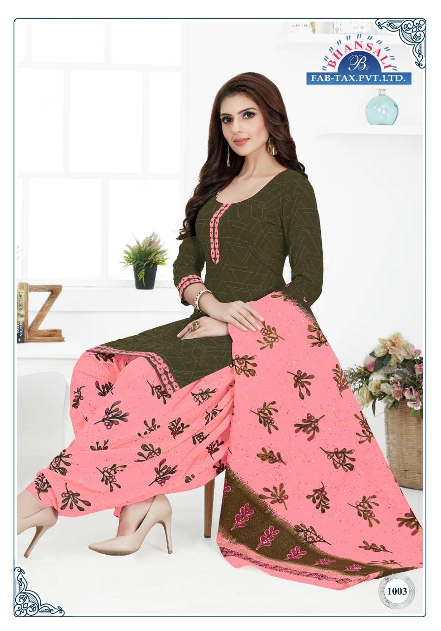 Bhansali Aashma Vol 10 Cotton Kurti Set (430x15)