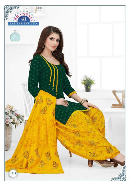 Bhansali Aashma Vol 10 Cotton Kurti Set (430x15)