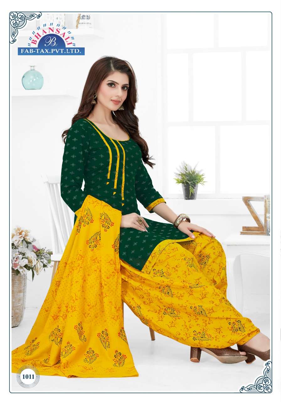 Bhansali Aashma Vol 10 Cotton Kurti Set (430x15)