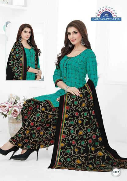 Bhansali Aashma Vol 10 Cotton Kurti Set (430x15)
