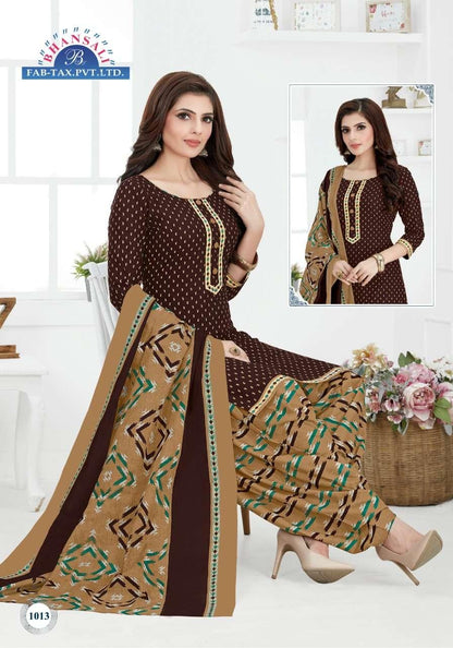 Bhansali Aashma Vol 10 Cotton Kurti Set (430x15)
