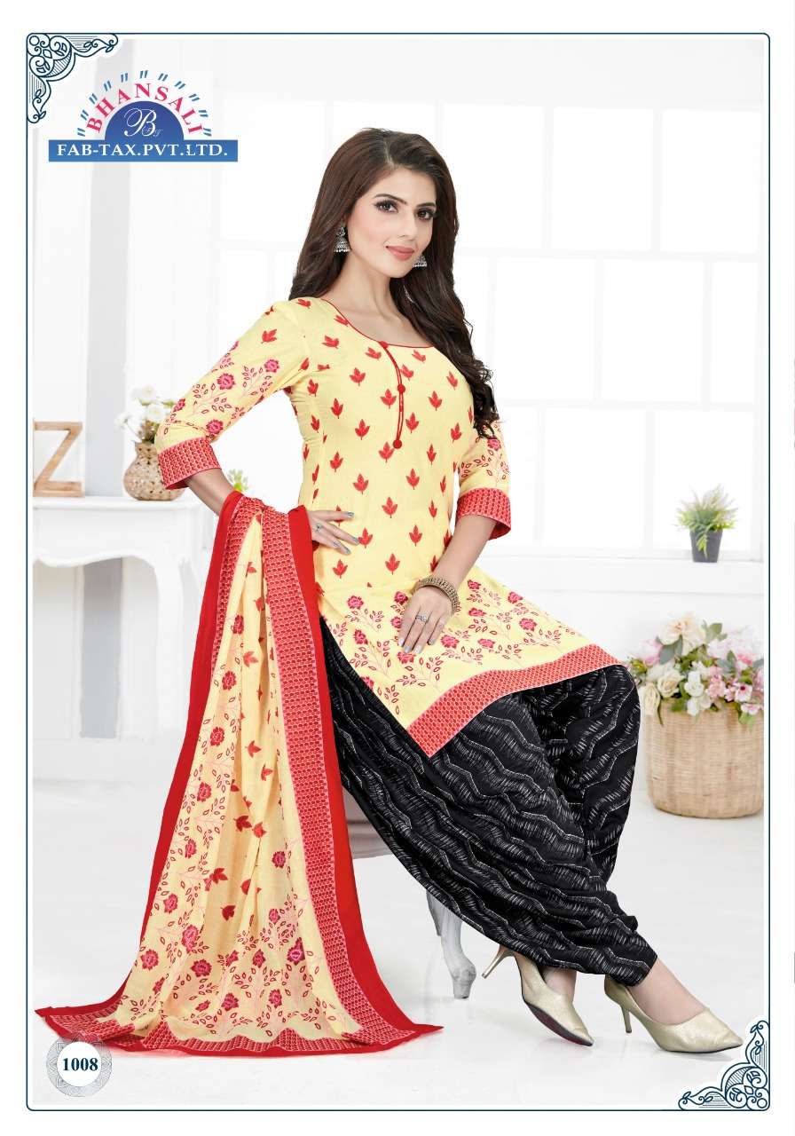 Bhansali Aashma Vol 10 Cotton Kurti Set (430x15)