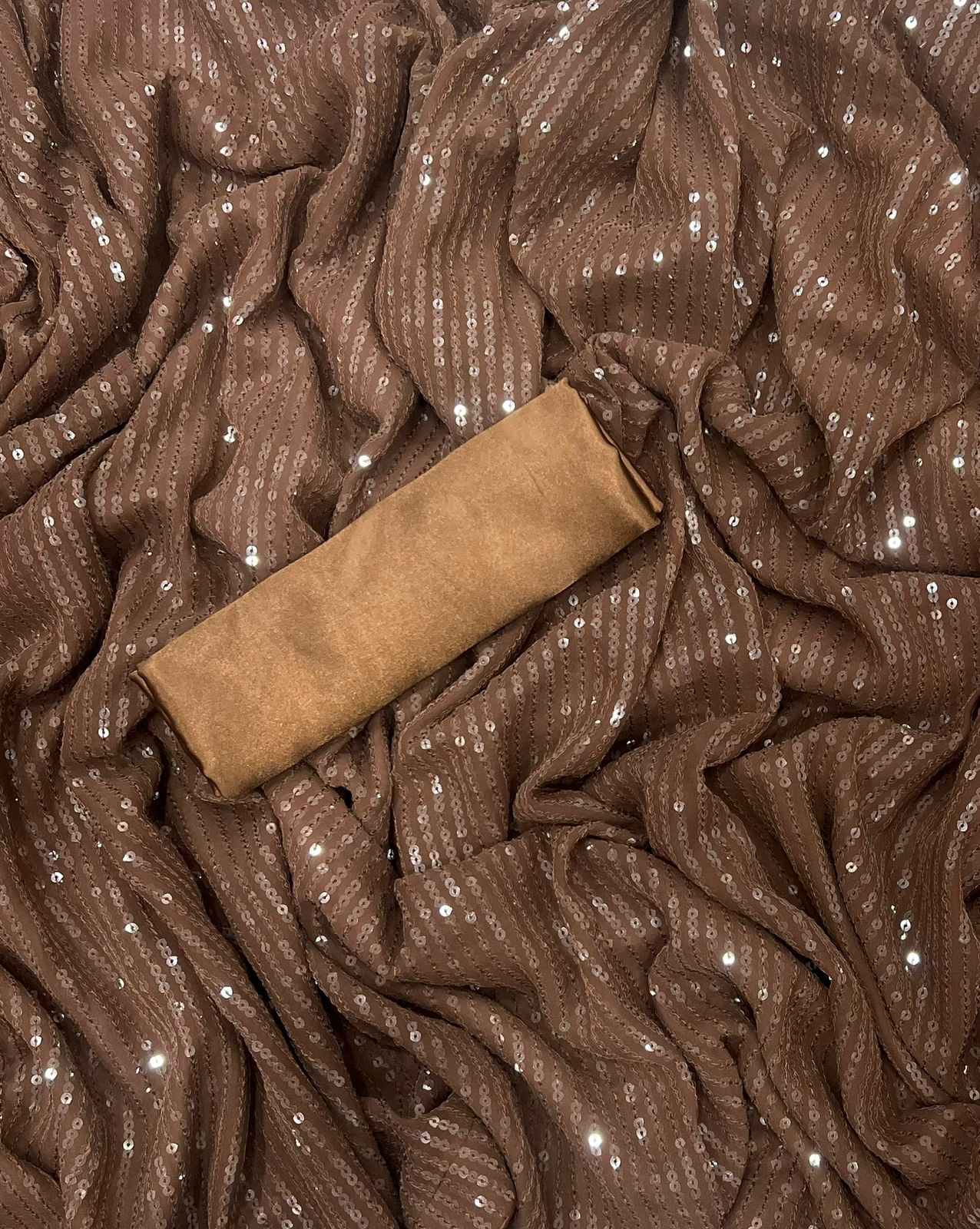 Beautiful Designer Heavy Georgette Exclusive Sequanc Saree Design 5308